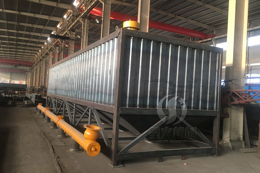 Auxiliary equipment for concrete production, horizontal cement silo equipment for sale - Henan Spark