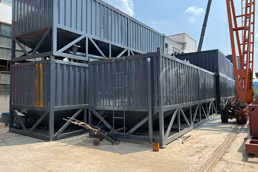 Auxiliary equipment for concrete production, horizontal cement silo equipment for sale - Henan Spark