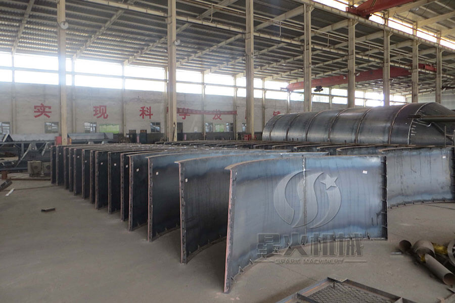 Auxiliary equipment workshop display for concrete production-Henan Spark