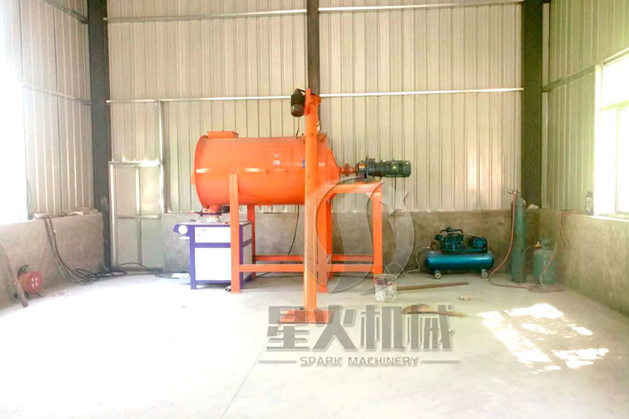 Simple version of dry mortar production line equipment for sale-Henan Spark