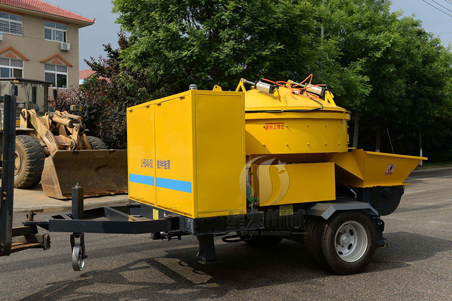Vertical shaft concrete mixing pump equipment for sale-Henan Spark