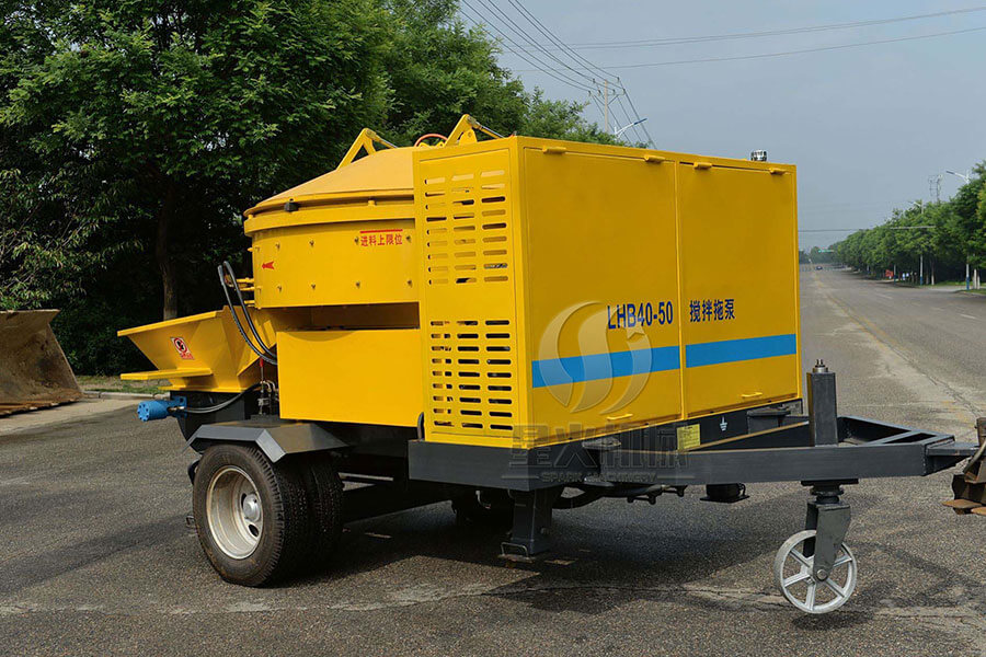 Vertical shaft concrete mixing pump equipment for sale-Henan Spark