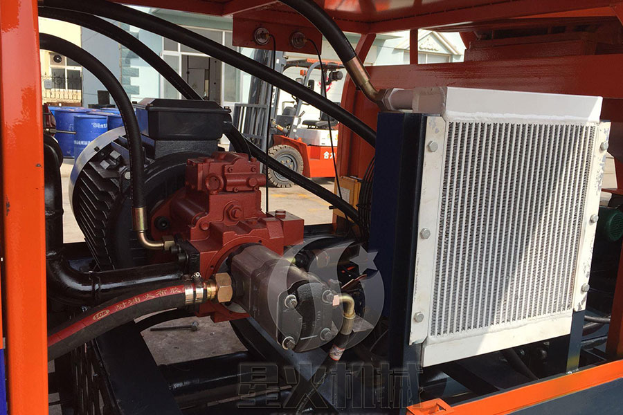 Components of concrete mixing pump, concrete mixing pump power display - Henan Spark