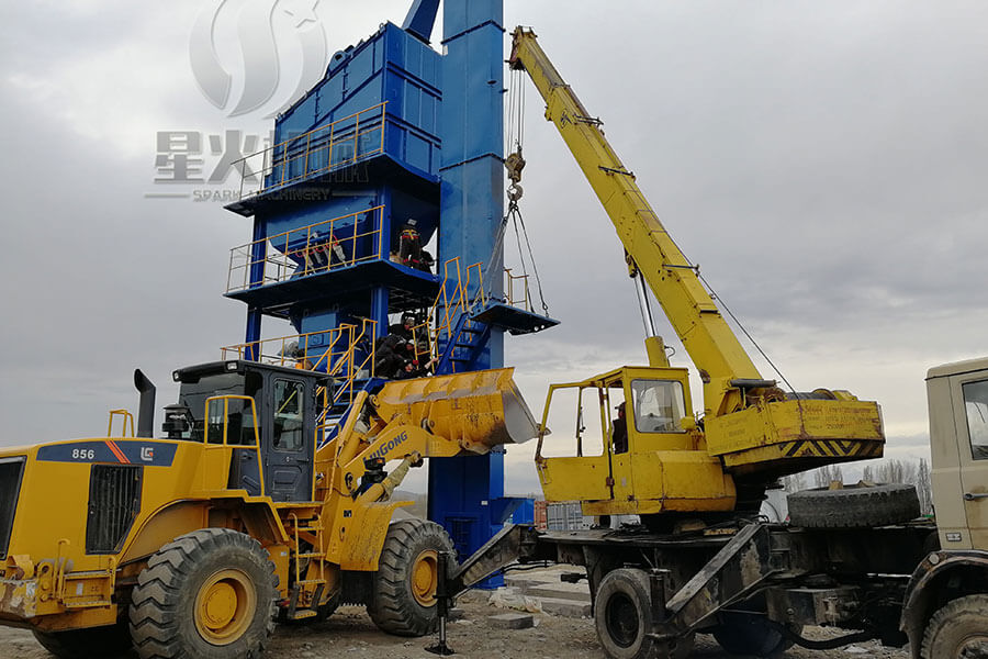 Stationary asphalt mixing plant equipment for sale-Henan Spark