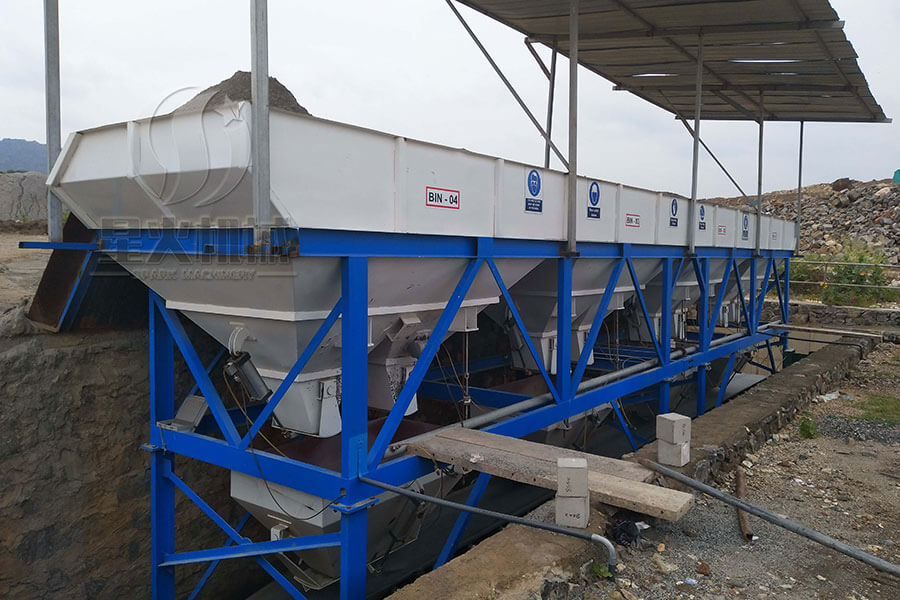 Concrete batching plant components, aggregate batching machine equipment for sale - Henan Spark