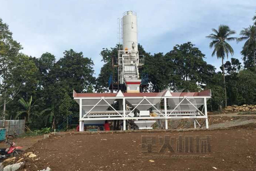 Hopper type fixed concrete batching plant for sale - Henan Spark