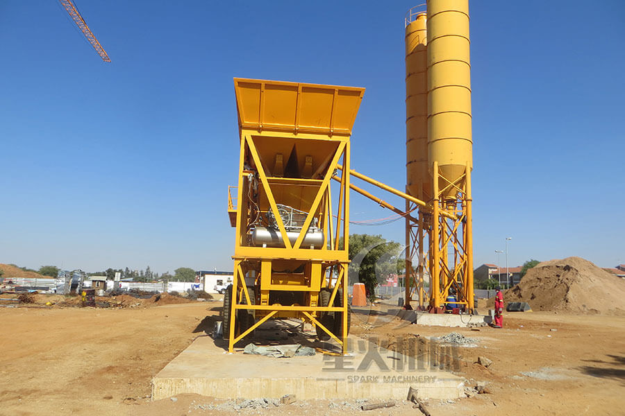 Twin-axis mobile concrete batching plant for sale - Henan Spark