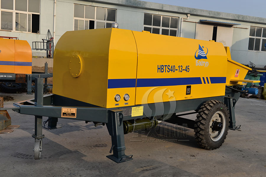 Motor powered concrete pump equipment for sale - Henan Spark