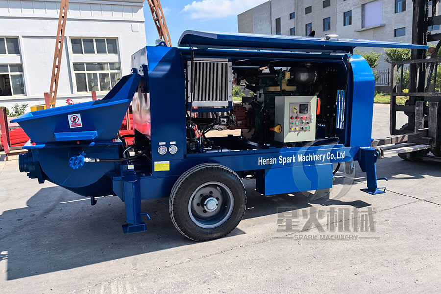 Diesel engine powered concrete pump equipment for sale - Henan Spark