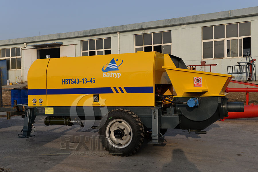 Motor powered concrete pump equipment for sale - Henan Spark